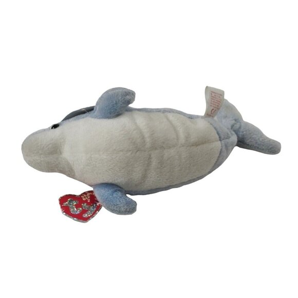 Ty Beanie Babies 2.0 Clipper The Dolphin Stuffed Animal Plush Toy with Hang Tags - Picture 6 of 8